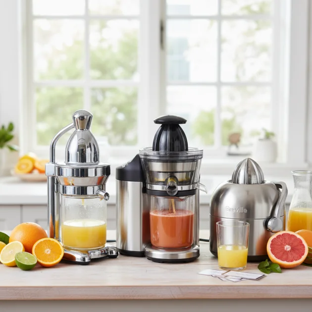 Breville Juicer for Citrus: Top 3 Models Reviewed